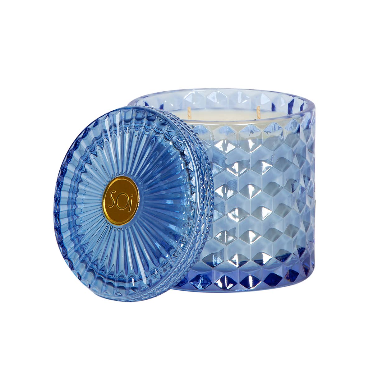 'Santorini Breeze" 15oz Shimmer Candle