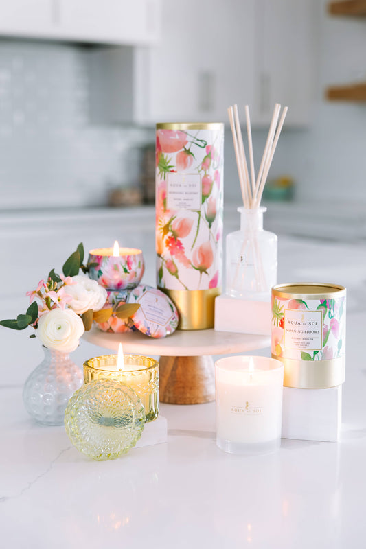 "Morning Bloom" 8oz Petite Shimmer Candle