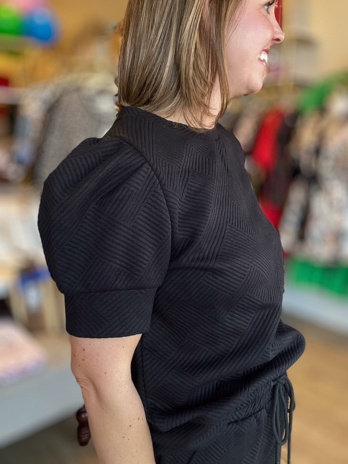 A Rare Find Black Textured Pearl Set