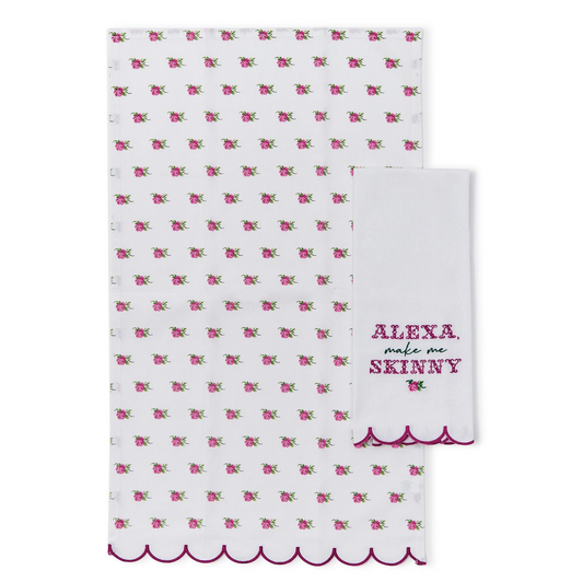 "Alexa, Make Me Skinny" Set of 2 Dish Towels