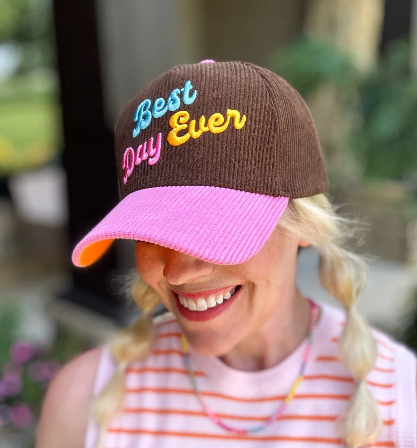 Best Day Ever Corduroy Hat