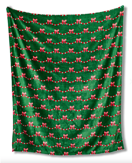 Bow Garland Throw Blanket