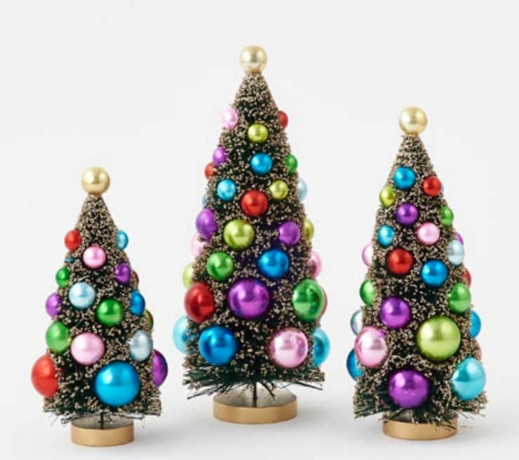 Colorful Sisal Tree with Ornaments