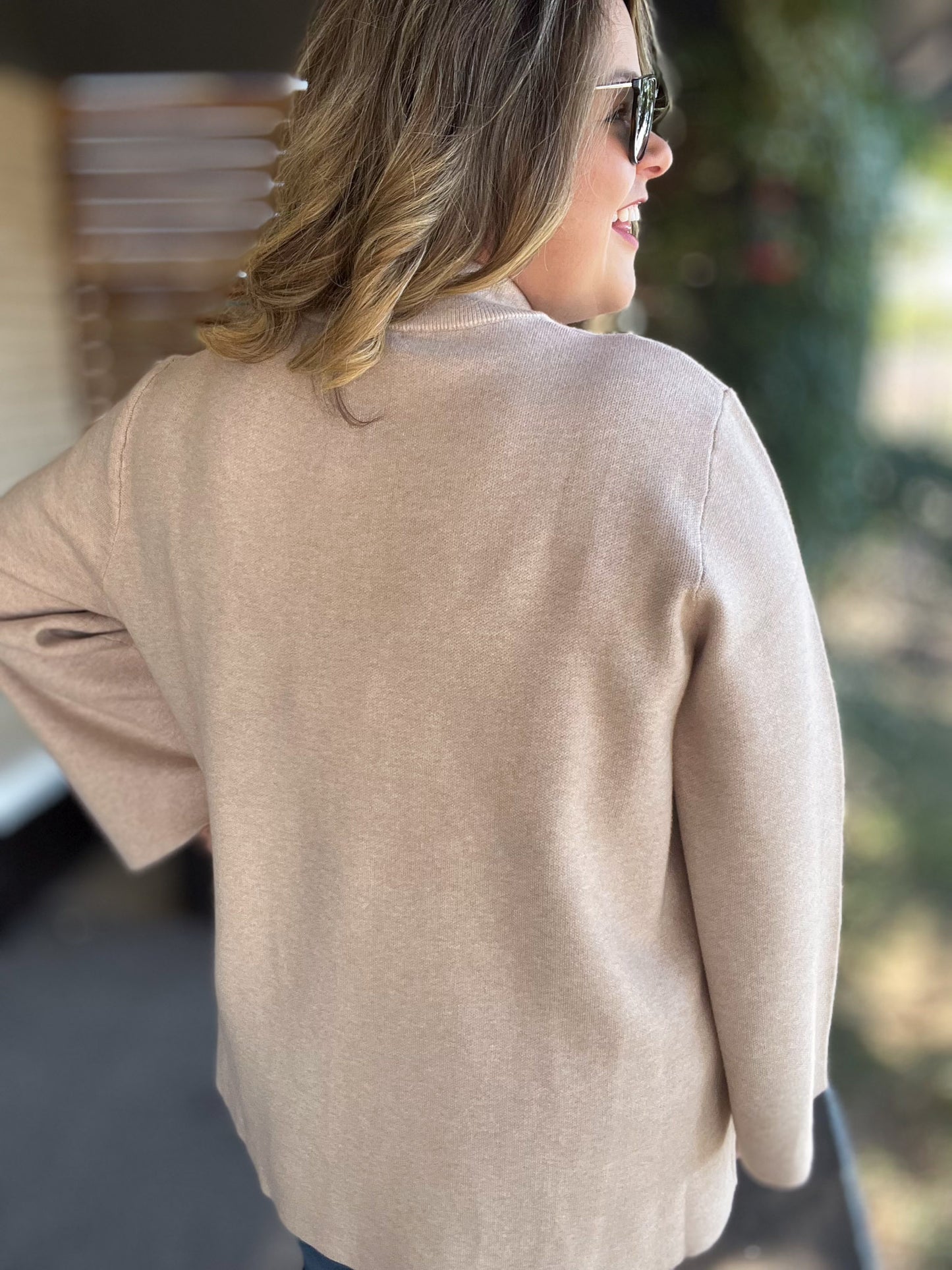 Cozy & Chic Curvy Oatmeal Sweater