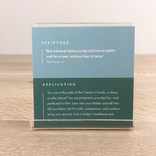 Devotions on-the-Go with Acrylic Stand