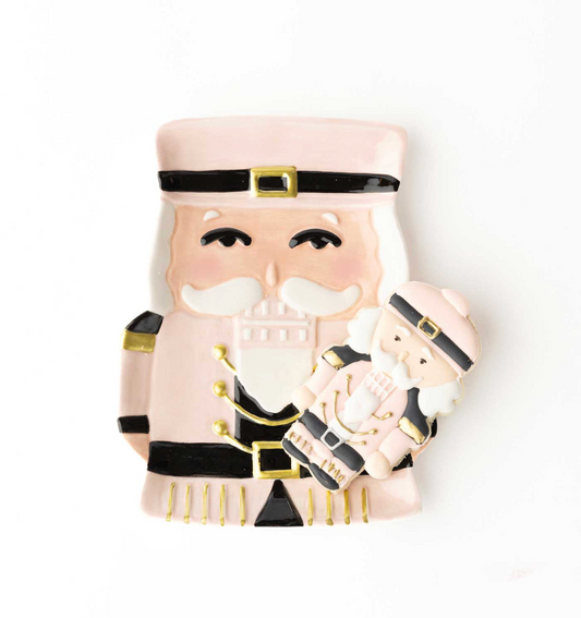 Pink Nutcracker Dessert Plate