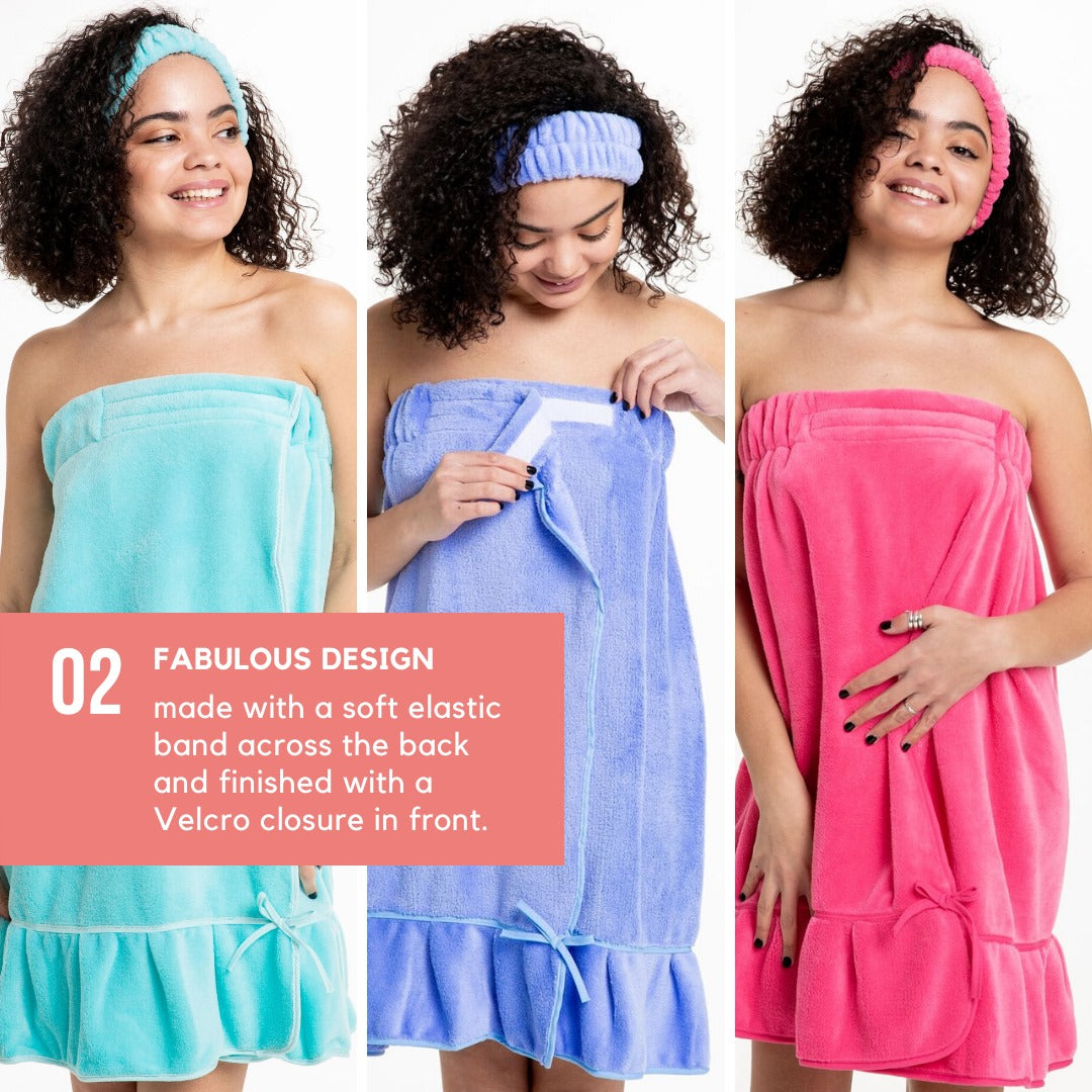 Ruffle Spa Wrap