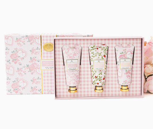 Sweetheart Blooms 3pc Boxed Hand Cream Set
