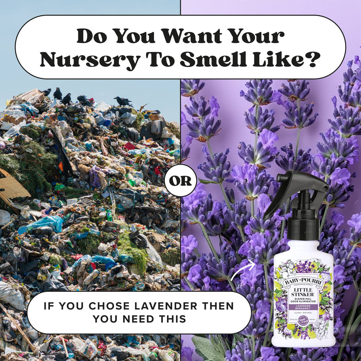 Little Stinker Diaper Pail Odor Eliminator | Baby~Pourri