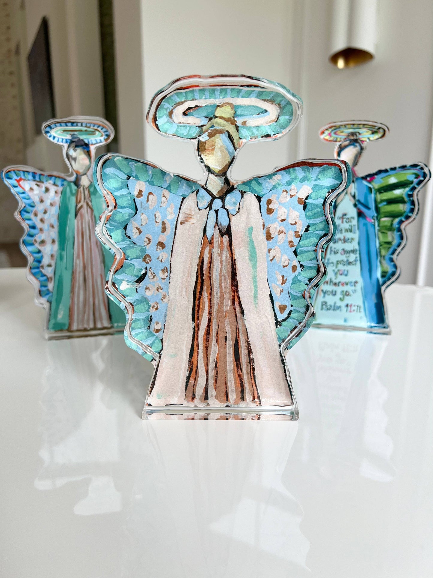 "Heavenly Angel II" acrylic shelfie: Large