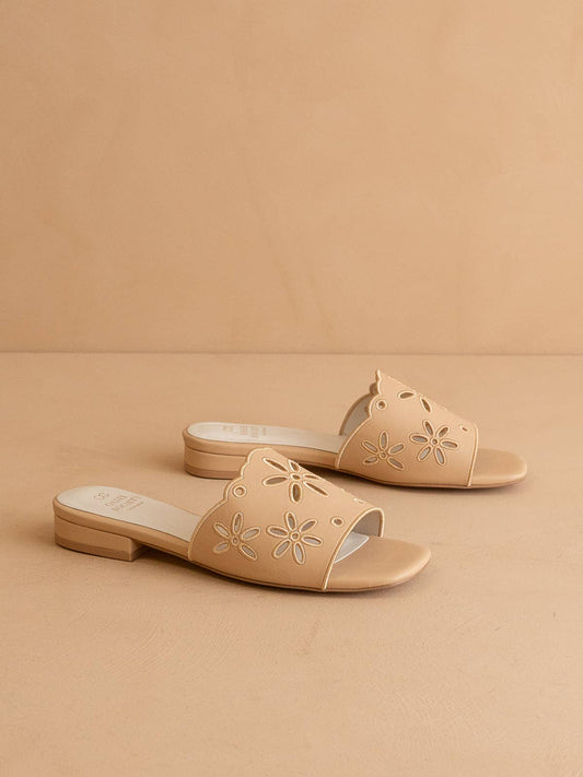 Flower Cutout Summer Sandals