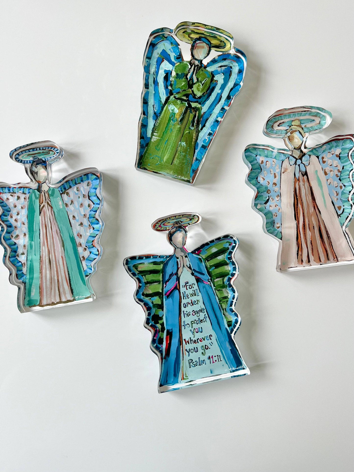 "Heavenly Angel II" acrylic shelfie: Large