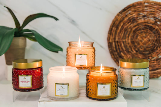 Amber Teakwood Soy Candle