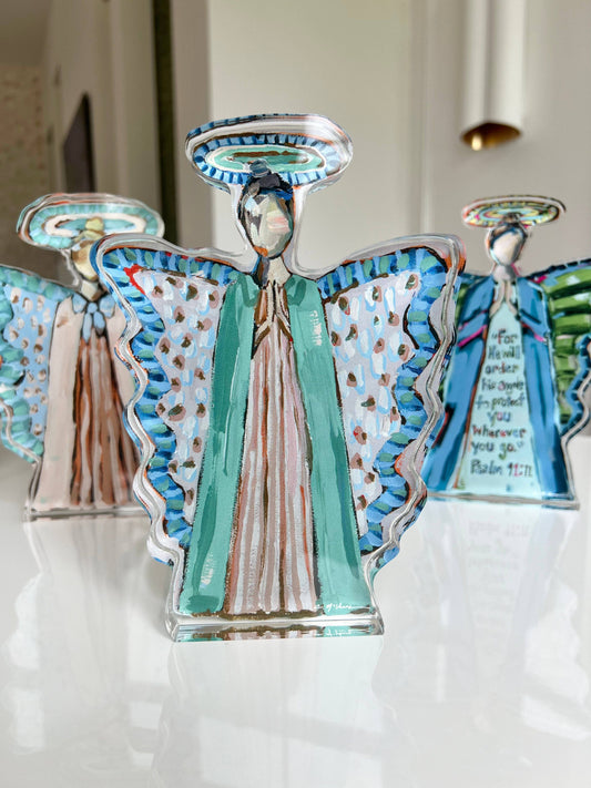 "Heavenly Angel I" acrylic shelfie: Large