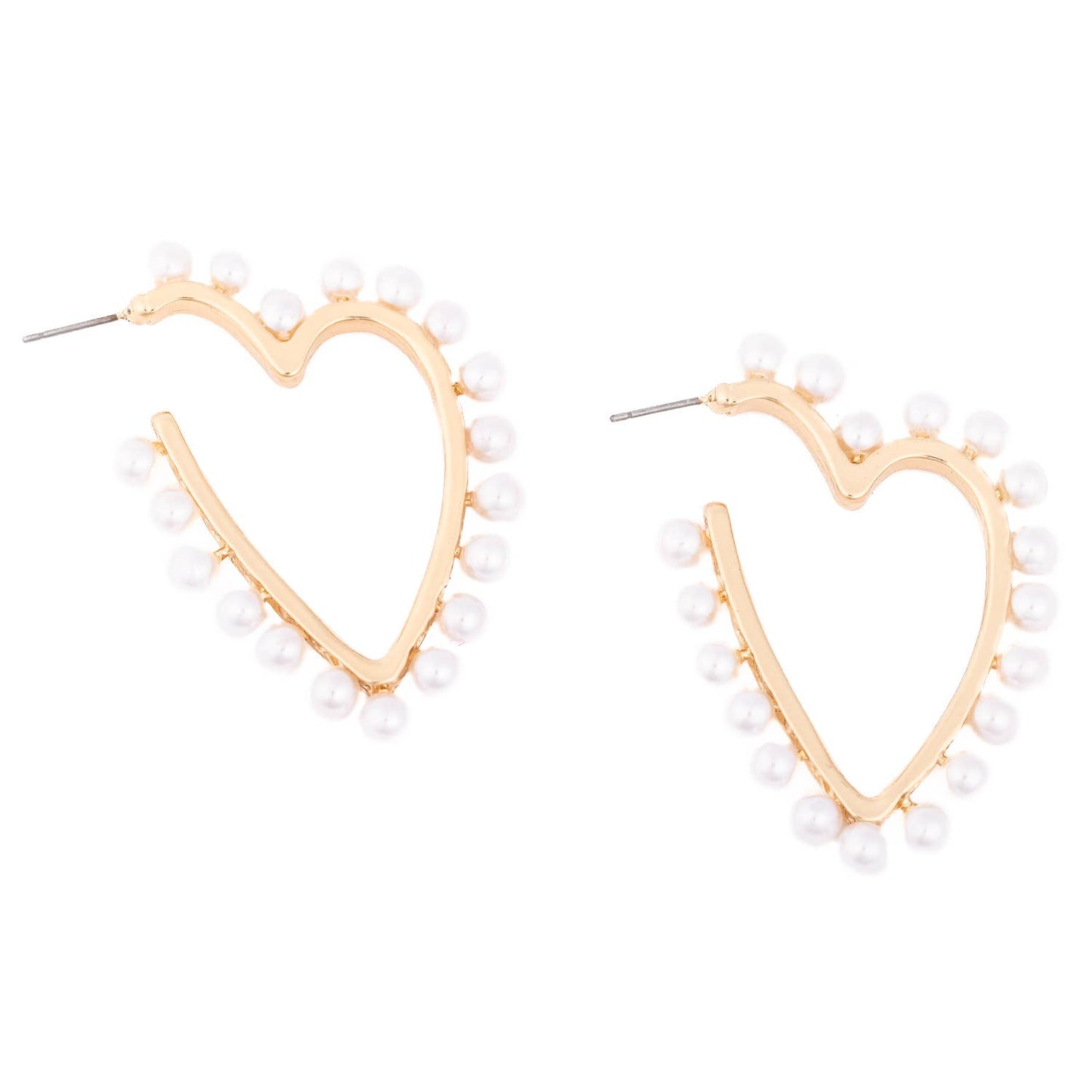Jules Pearl Hoop Earrings