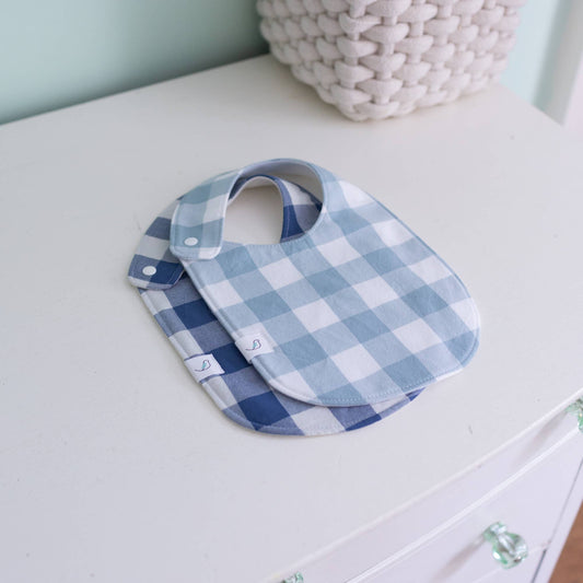 Gingham Snap Infant/Toddler Bib