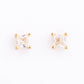 Farrah Square Stud Earrings