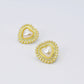 Dreamy Hearts Pearl Stud Earrings