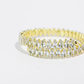 Luxe Sparkle Gold Marquis Wrap Bracelet