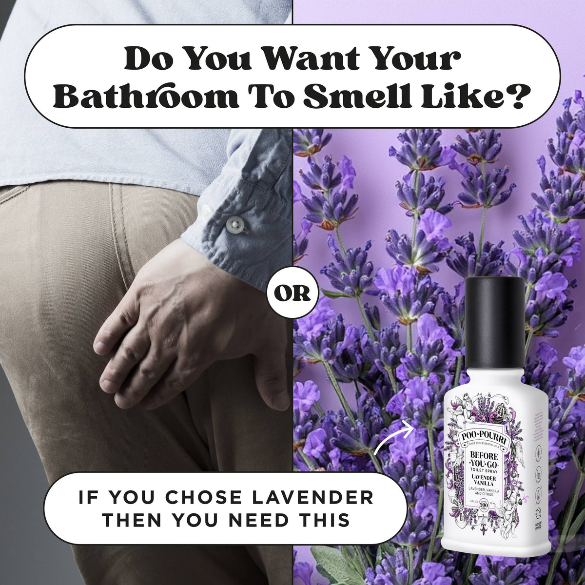 Lavender Vanilla Toilet Spray | Poo~Pourri