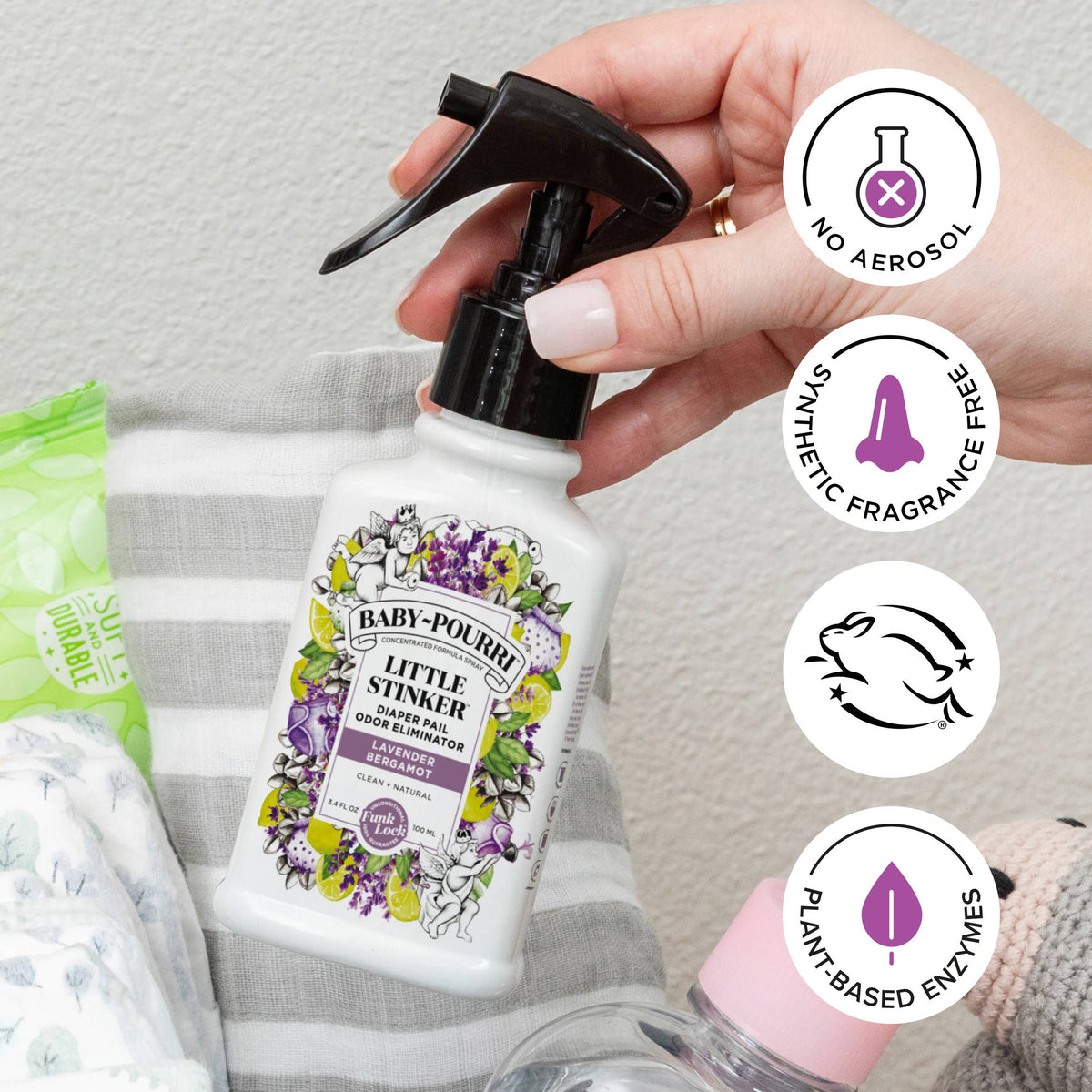 Little Stinker Diaper Pail Odor Eliminator | Baby~Pourri