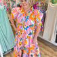 "Hey There, Delilah" Poplin Artist Midi Dress