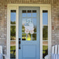 "Welcome Baby" Blue Carriage Door Hanger