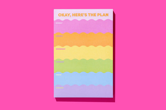 "Okay, Here's the Plan" ColorfuL Weekly Planner
