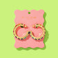 Elise Colorful Gem Hoop Earrings