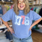 1776 Stars & Gingham Curvy Tee