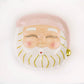 Pink Santa Dessert Plate