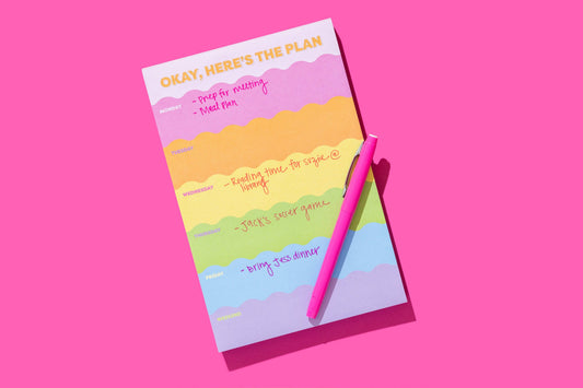 "Okay, Here's the Plan" ColorfuL Weekly Planner
