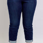 Plus-Size Judy Blue High Waist Dark Wash Boyfriend Jeans