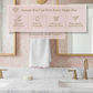 Luxury Cotton Hand Towels with Scallop Piping: Pink Piping / Hand Towel (4 Piece Set)