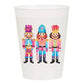 Nutcracker Frosted Christmas Cups