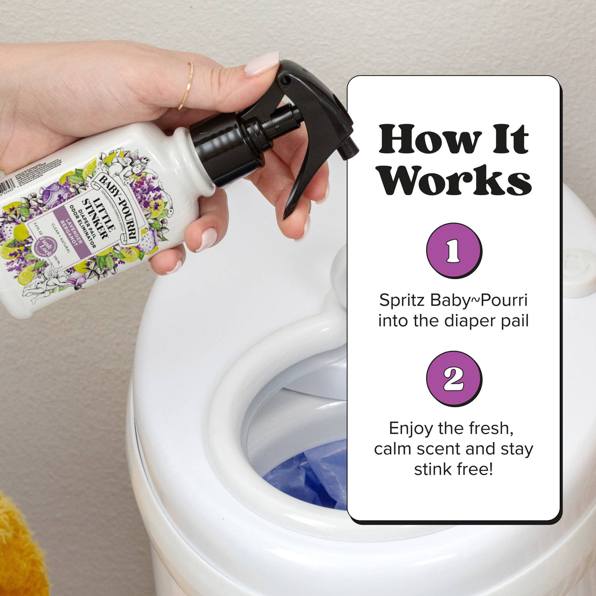 Little Stinker Diaper Pail Odor Eliminator | Baby~Pourri