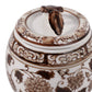 Peony Wax Brown Chinoiserie Candle
