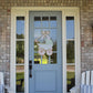 "Welcome Baby" Green Carriage Door Hanger