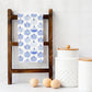 Toile Blue Pumpkins Tea Towel