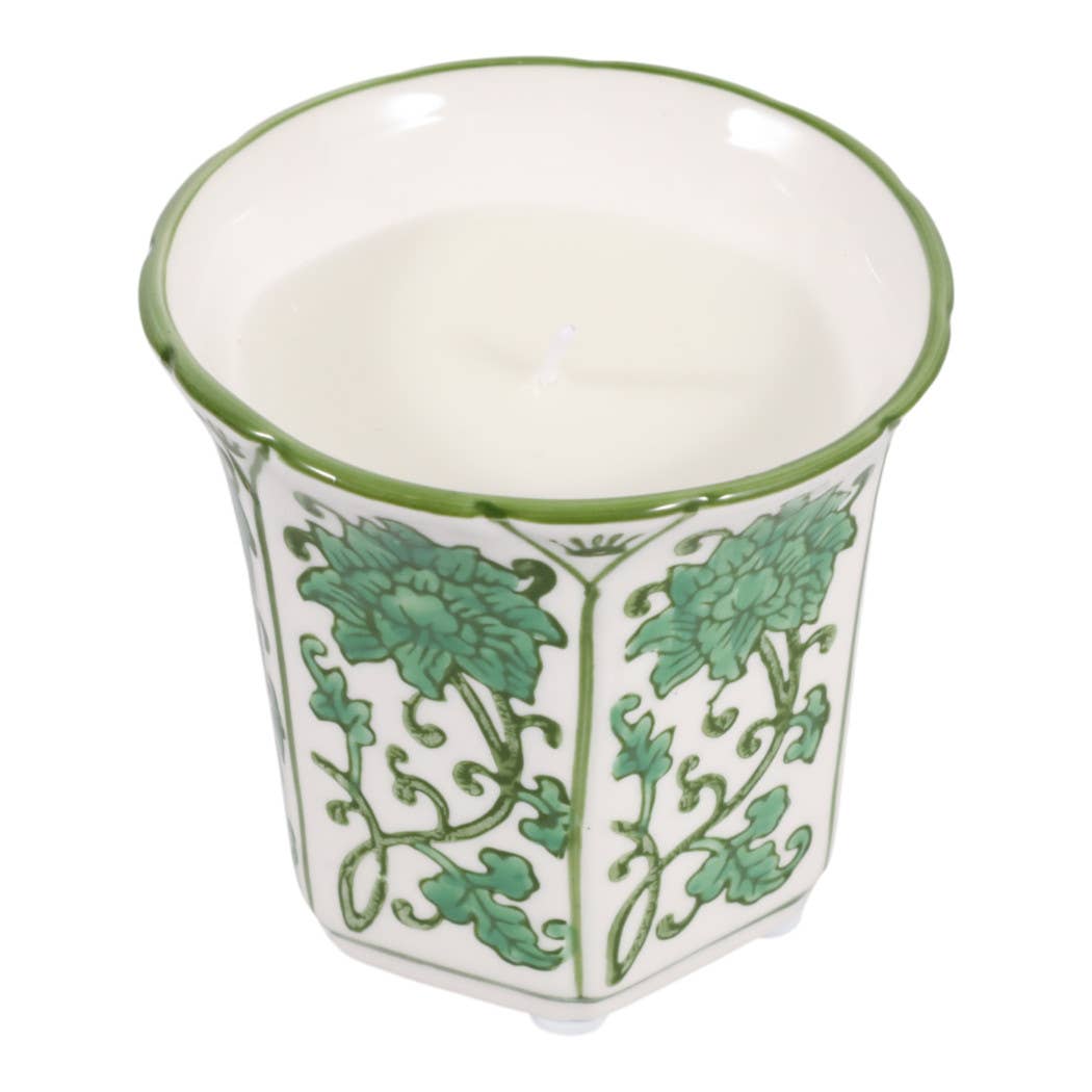 Lavender Verbena Green Chinoiserie Candle