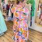 "Hey There, Delilah" Poplin Artist Midi Dress