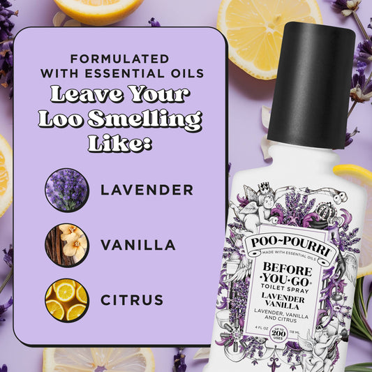 Lavender Vanilla Toilet Spray | Poo~Pourri