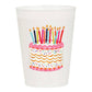 Birthday Cake Watercolor Frosted Cups