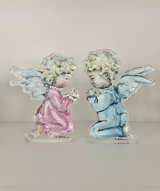 "Tiny Wings I" acrylic shelfie: Large