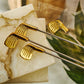 Gold Golf Club Stirrers (Set of 4)