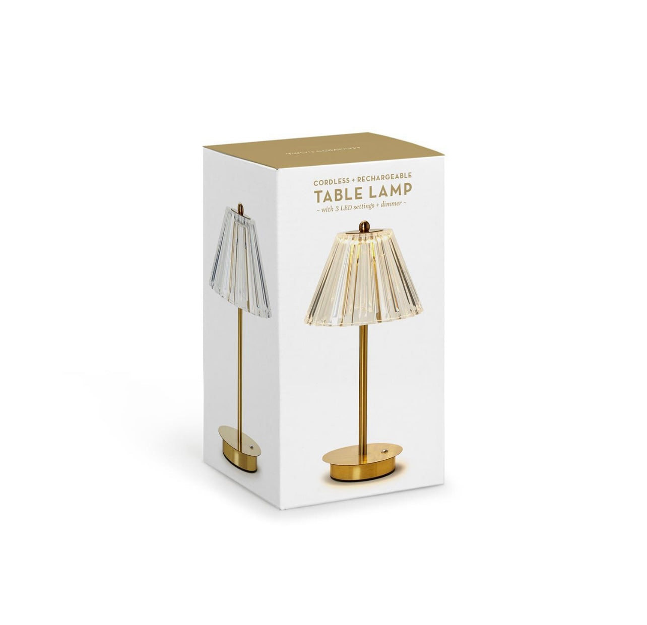 Crystal Cordless Table Lamp