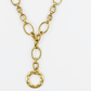 Golden Loop Drop Necklace