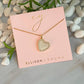 Shell Heart Locket Necklace