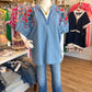 Land of Lovely Curvy Denim Embroidery Top