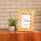 Sunshine Check Resin Picture Frame